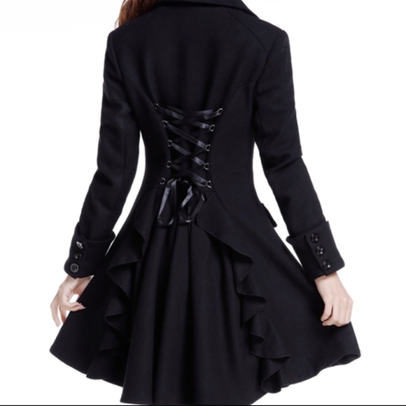 💝LAST ONE💖 Double Breasted Corset Lace Coat PLUS - Picture 4 of 9